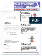 Método de Factor Comun para Segundo de Secundaria