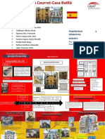 Casa Courret y Casa Batlló - INFOGRAFIA