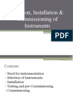 Lecture 19-Selection, Installation & Commissioning