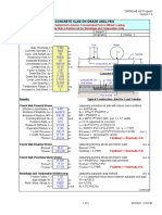 Calculation of Slab On Grade 15 CM