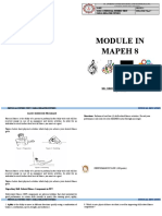 Module in Mapeh 8: Physical Fitness Test: Skill-Related Fitness