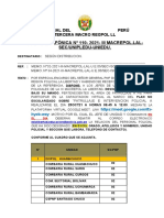 Orden Telefonica N°110 Patrullaje Policial 25oct21