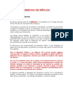 FOLLETO 9. Derecho A Replica, Ultima Palabra, Clausura Del Debate