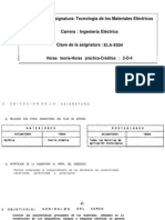 Tecnologia de Los Materiales Electricos