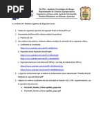 2.2. Práctica 05. Modelos Logísticos de Regresión Lineal