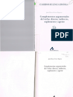 PORTO DAPENA Jose Alvaro - Complementos Argumentales Del Verbo Directo Indirecto Suplemento y Agente