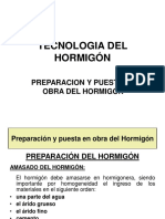 Preparacion Y Puesta en Obra Del Hormigón