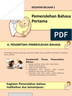 Modul 2 KB 1 Pemerolehan Bahasa Pertama (Sarah Devina - 857934594)