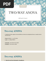 Two-Way Anova: (BS Chem 3B - Group 2)