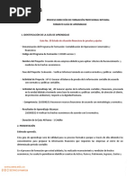 GUIA No. 20 Estado de Situación Financiera de Prueba y Ajustes