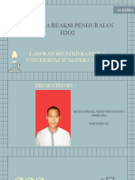 Muhammad Arief Bijaksono - Tugas PPT Kinetika Reaksi Penguraian H2o2 - 6a - 200802084