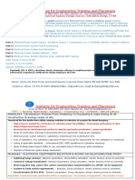 Training Syllabus Electrical Designing 2021 - Updated Sequence