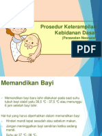 Memandikan Bayi