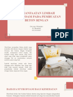 Presentasi SDA Pemanfaatan Limbah Styrofoam - Dwi Ayu Wulandari