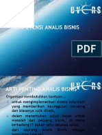 Kompetensi Analisis Bisnis