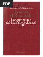 Los Argonautas Del Pacifico Occidental Vol 1y2 - Bronislaw Malinowski