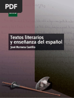 Textos Literarios y Enseñanza Del Español