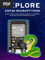 EXPLORE ESP32 MICROPYTHON - Python Coding, Arduino Coding, Raspberry Pi, ESP8266, IoT Projects, Android Application Projects