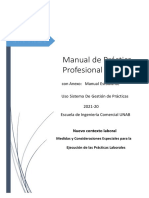 Manual de Práctica Profesional Con Sistema Gestión de Prácticas 202120 en Proceso