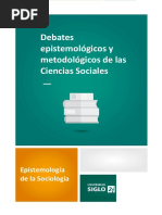 Debates Epistemológicos y Metodológicos de Las Ciencias Sociales