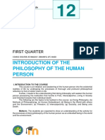 Student Version Q1 Introduction of The Philosophy of The Human Person Latest