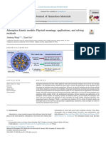 Adsorption Kinetic Models: Physical Meanings, Applications, and Solving Methods