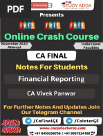 CA Final FR CA Vivek Panwar GE Free Crash Course