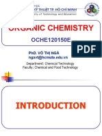 Organic Chemistry: OCHE120150E