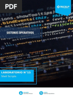 Laboratorio 15 - Programacion de Shell Scripts