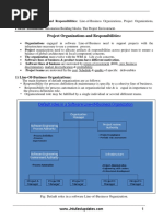 Project Organizations and Responsibilities:: 1) Line-Of-Business Organizations