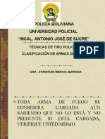 Clases 2 Armas Clasificación de Las Armas de Fuego