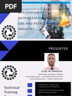 Application of Refrigeration in O&G and Petrochemical Industry