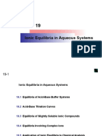 Ionic Equilibria in Aqueous Systems