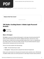 THC Hydra - Cracking Router's Admin Login Password Revision
