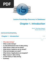 KDD - Knowledge Discovery in Databases