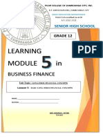 MODULE 5 Business Fin