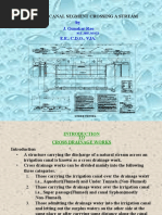 A Tale of Canal Segment Crossing A Stream