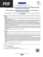 Factores Associados À Insatisfação Dos Médicos Dos Hospitais de Nível Terciário em Luanda, Angola