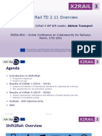 Shift2Rail TD 2.11 Overview