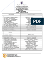 Department of Education: Wellness Grade One-Hazelnut Adviser: Veronica C. Medrano