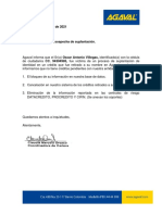 Carta Suplantacion - Confirmacion Fraude