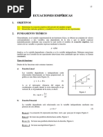 Ecuacionex Empiricas. - Velasquez Flores, Anny