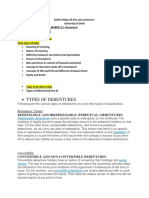 Types of Debentures: Redeemable and Irredeemable (Perpetual) Debentures