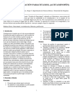 Recristalizacion de Paracetamol