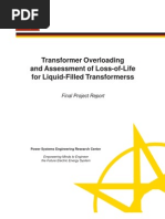 Transformer Overloading and Assessment of Loss-of-Life For Liquid-Filled Transformerss