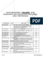 Eicas Messages - Failures - B767 Passenger and Freighters Airplanes - (Only Reference)