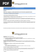 Actividad Semana 5 Gestión Empresarial