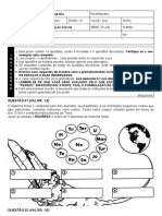 Avaliação Parcial de Geografia1 Etapa