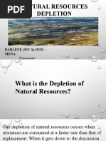 Natural Resources Depletion: Discussant