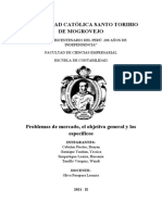 TEMA 15 - El Problema de Mercado, El Objetivo General y Los Específicos.